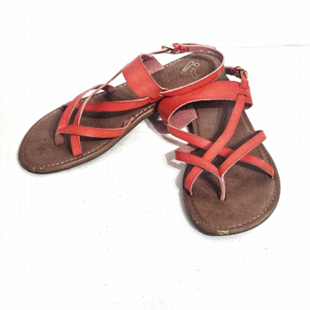 REPORT Orange Sling Sandals
